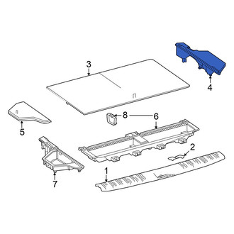Toyota OE - Rear Left Floor Cover Panel