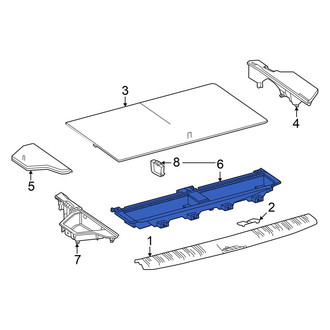 Toyota OE - Rear Center Floor Storage Compartment