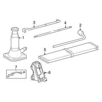 Toyota OE - Rear Body & Floor - Jack & Components