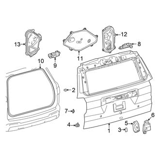 Toyota OE - Lift Gate - Gate & Hardware