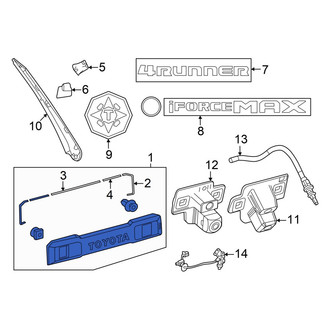 Toyota OE - Rear Liftgate Finish Panel