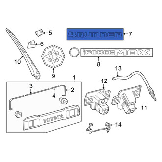 Toyota OE - Rear Hatch Emblem