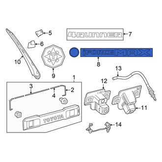 Toyota OE - Rear Hatch Emblem
