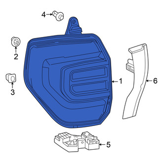 Toyota OE - Rear Right Tail Light Assembly