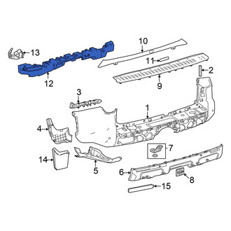 Toyota OE - Rear Bumper Impact Absorber