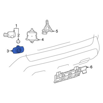 Toyota OE - Rear Inner Parking Aid Sensor Housing