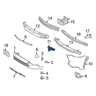 Toyota OE - Front Right Bumper Guide