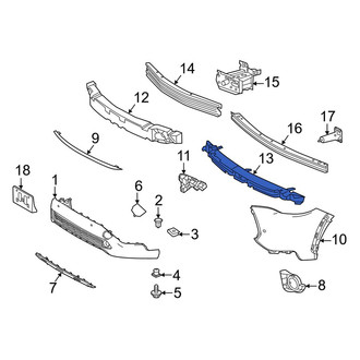 Toyota OE - Front Lower Bumper Impact Absorber
