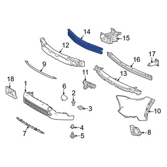 Toyota OE - Front Bumper Impact Bar