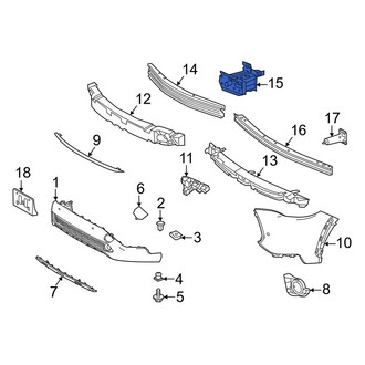Toyota OE - Front Right Bumper Impact Bar Bracket