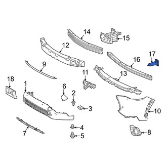 Toyota OE - Front Right Bumper Cover Reinforcement Bracket