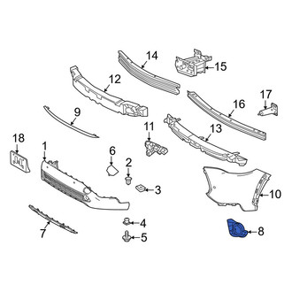 Toyota OE - Front Left Fog Light Cover