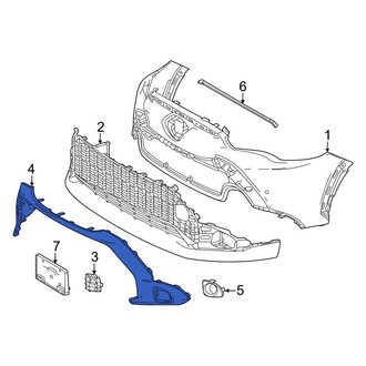 Toyota OE - Front Bumper Trim
