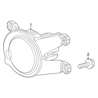 Toyota OE - Front Lamps - Fog Lamps (XLE)