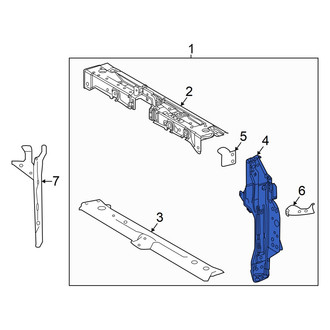 Toyota OE - Front Right Radiator Support Side Panel