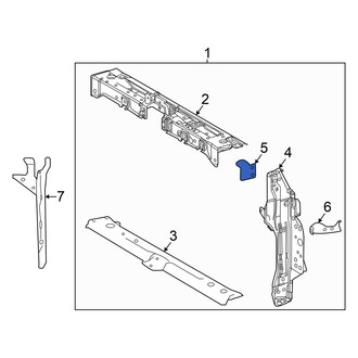 Toyota OE - Left Upper Radiator Support Side Panel Bracket