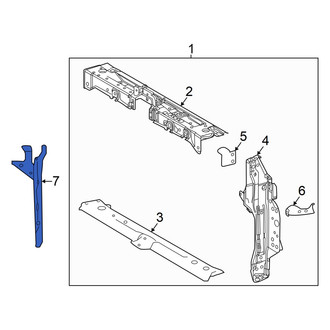 Toyota OE - Front Hood Latch Support