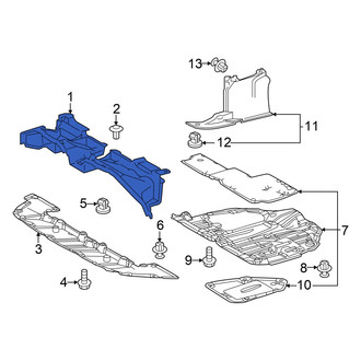 Toyota OE - Front Radiator Support Access Cover