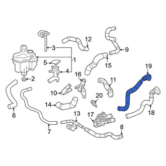 Toyota OE - HVAC Heater Hose