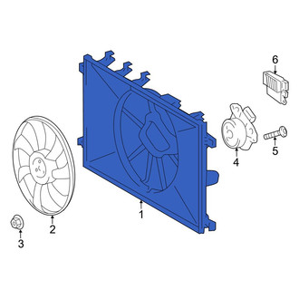 Toyota OE - Front Engine Cooling Fan Shroud