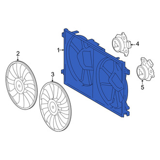Toyota OE - Front Engine Cooling Fan Shroud