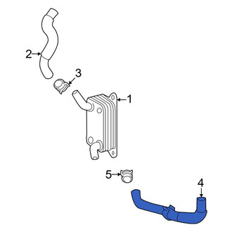 Toyota OE - Left Radiator Coolant Hose