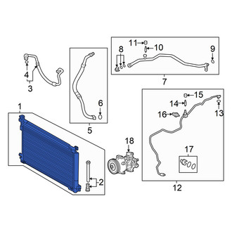 Toyota OE - A/C Condenser