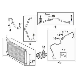 Toyota OE - A/C Refrigerant Line O-Ring