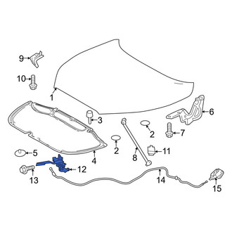 Toyota OE - Front Hood Latch
