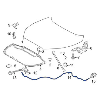 Toyota OE - Front Hood Release Cable