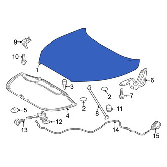 Toyota OE - Front Hood Panel