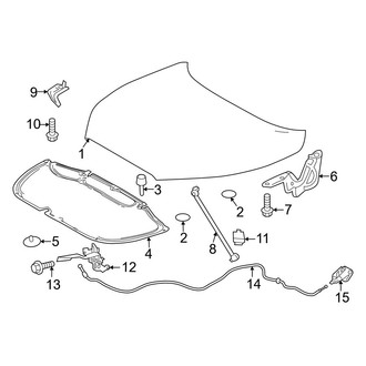 Toyota OE - Hood & Components