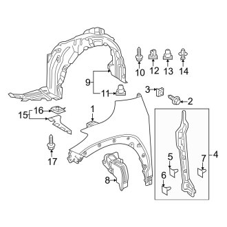 2025 Toyota Corolla Cross OEM Fenders TRUCKiD