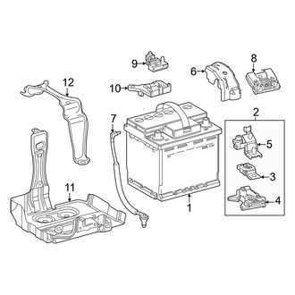 Toyota OE - Electrical - Battery (12 Volt), (FULL HYBRID EV-GAS (FHEV))