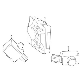 Toyota OE - Electrical Components (Park Assistant Components), (XLE)