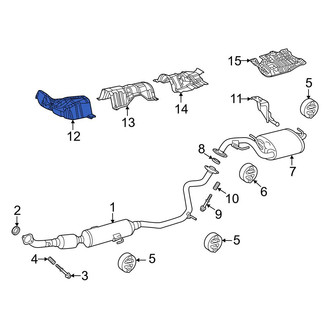 Toyota OE - Front Floor Pan Heat Shield