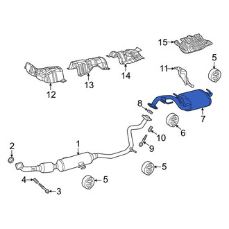Toyota OE - Exhaust Muffler