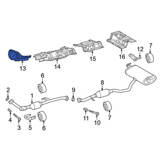 Toyota OE - Front Floor Pan Heat Shield