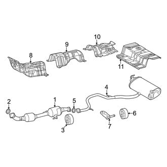 Toyota OE - Exhaust System - Exhaust Components (Hybrid S / Hybrid SE / Hybrid XSE)