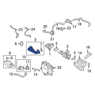 Toyota OE - Exhaust Gas Recirculation (EGR) Tube