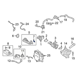 Toyota OE - Exhaust Gas Recirculation (EGR) Tube Gasket