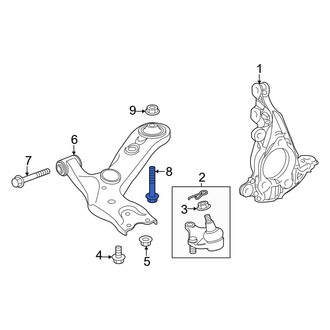 Toyota OE - Rear Suspension Control Arm Bolt