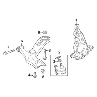 Toyota OE - Front Suspension - Suspension Components