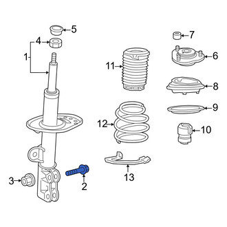 Toyota OE - Suspension Strut Bolt