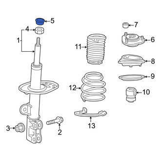 Toyota OE - Front Suspension Shock Absorber & Strut Mount Bushing