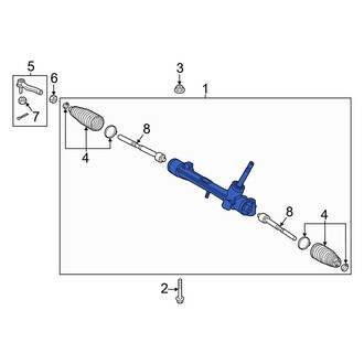 Toyota OE - Rack and Pinion Assembly