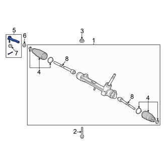 Toyota OE - Right Outer Steering Tie Rod End