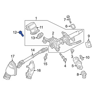 Toyota OE - Power Steering Control Module Bolt