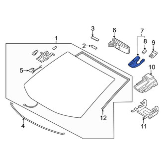Toyota OE - Front Interior Rear View Mirror Cover