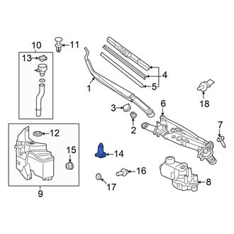 Toyota OE - Windshield Washer Pump